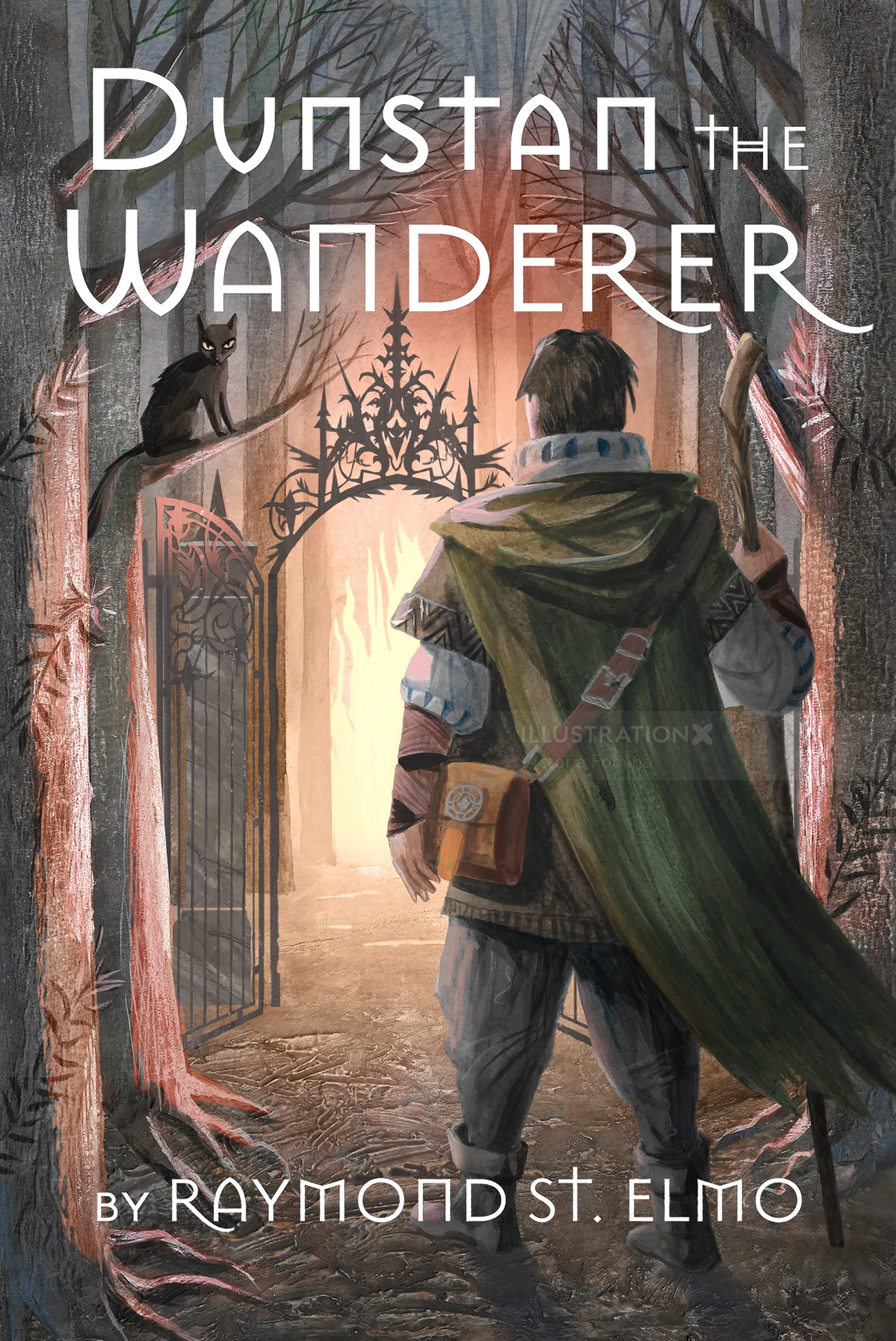 Fantasy book cover of Dunstan the Wanderer by Victoria Fomina