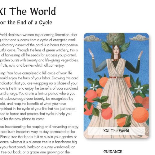Tarot cards XX Judgment and XXI The World illustrations by Victoria Fomina
