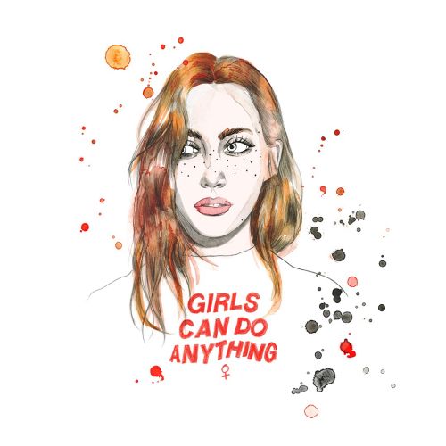 Feminine Drawing By Victoria Skovran Illustrator