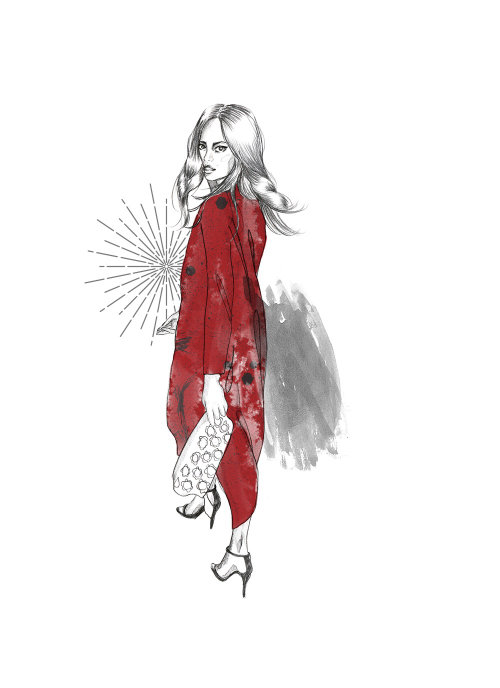 Fashion lady illustration