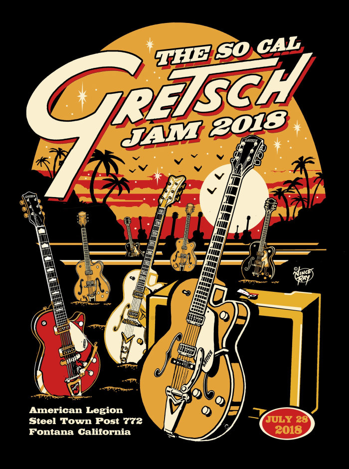 所谓的Gretsch Jam 2020海报设计