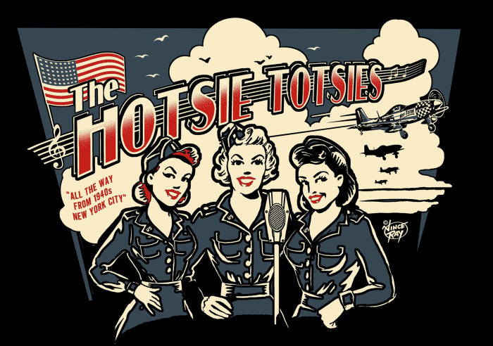 The Hotsie Totsies的音乐专辑封面设计
