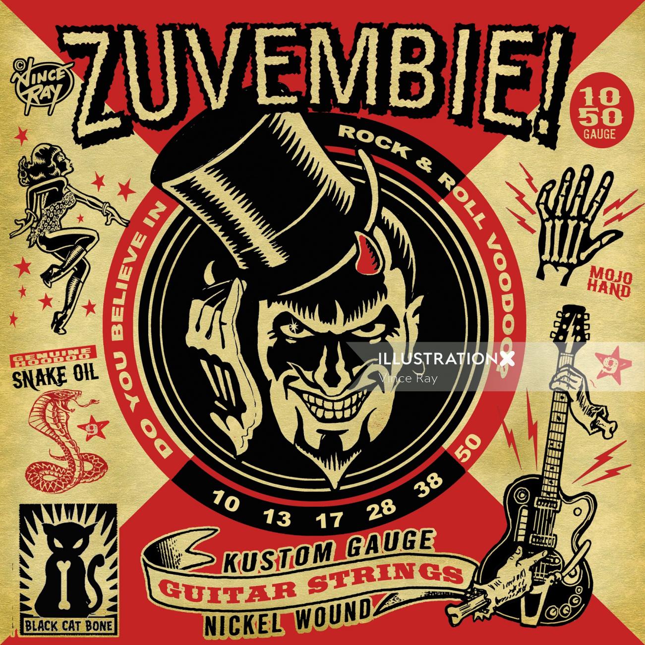 Ilustración del cartel de Zuvembie