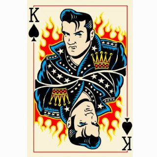 ヴィンス・レイによるポーカーのキングのカードの描写