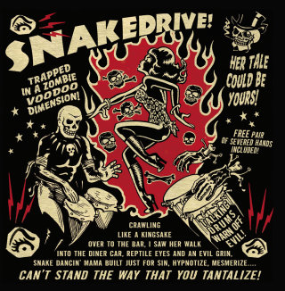 Design de capa para Snake Drive 