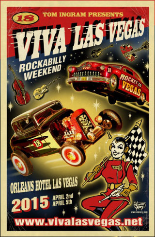 Conception d’affiche de Viva Las Vegas 