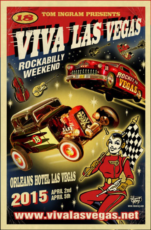 Poster design of viva las Vegas 