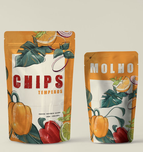 Advertising chips temperos
