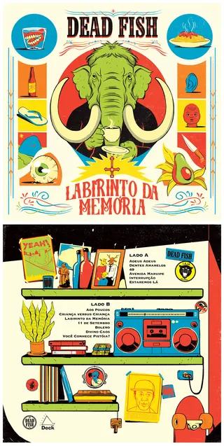 Album cover for Dead Fish - Labirinto da Memória