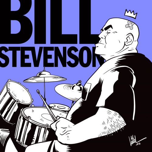 Portrait artwork of Bill Stevenson