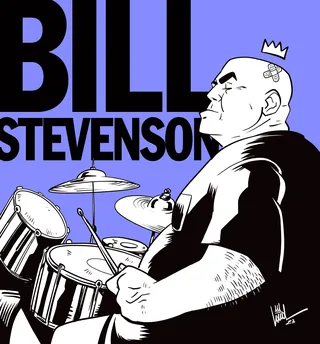 Portrait artwork of Bill Stevenson