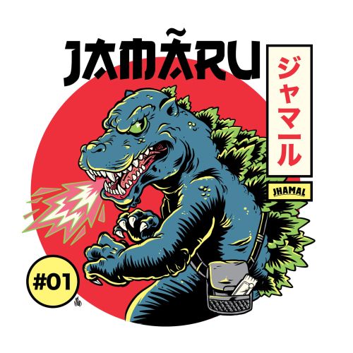 Sticker design of JAMÃRU Drop 01