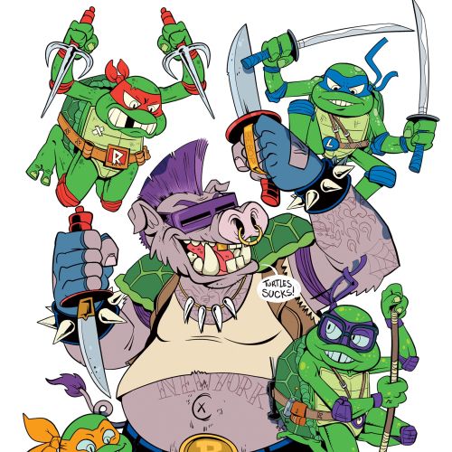Character design of teenage mutant ninja turtles
