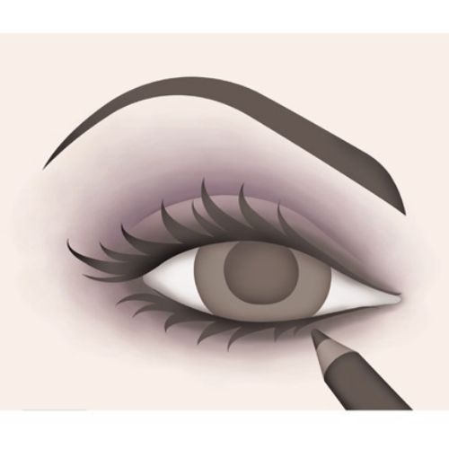 Instructional illustrations for Avon Products - PSII Eye Shadow