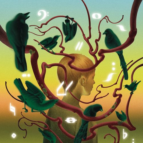 Surreal tree with birds by Wenjing Yang