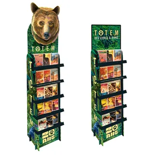 Illustrative Bookshelf for French publish house Editions Gallmeister
