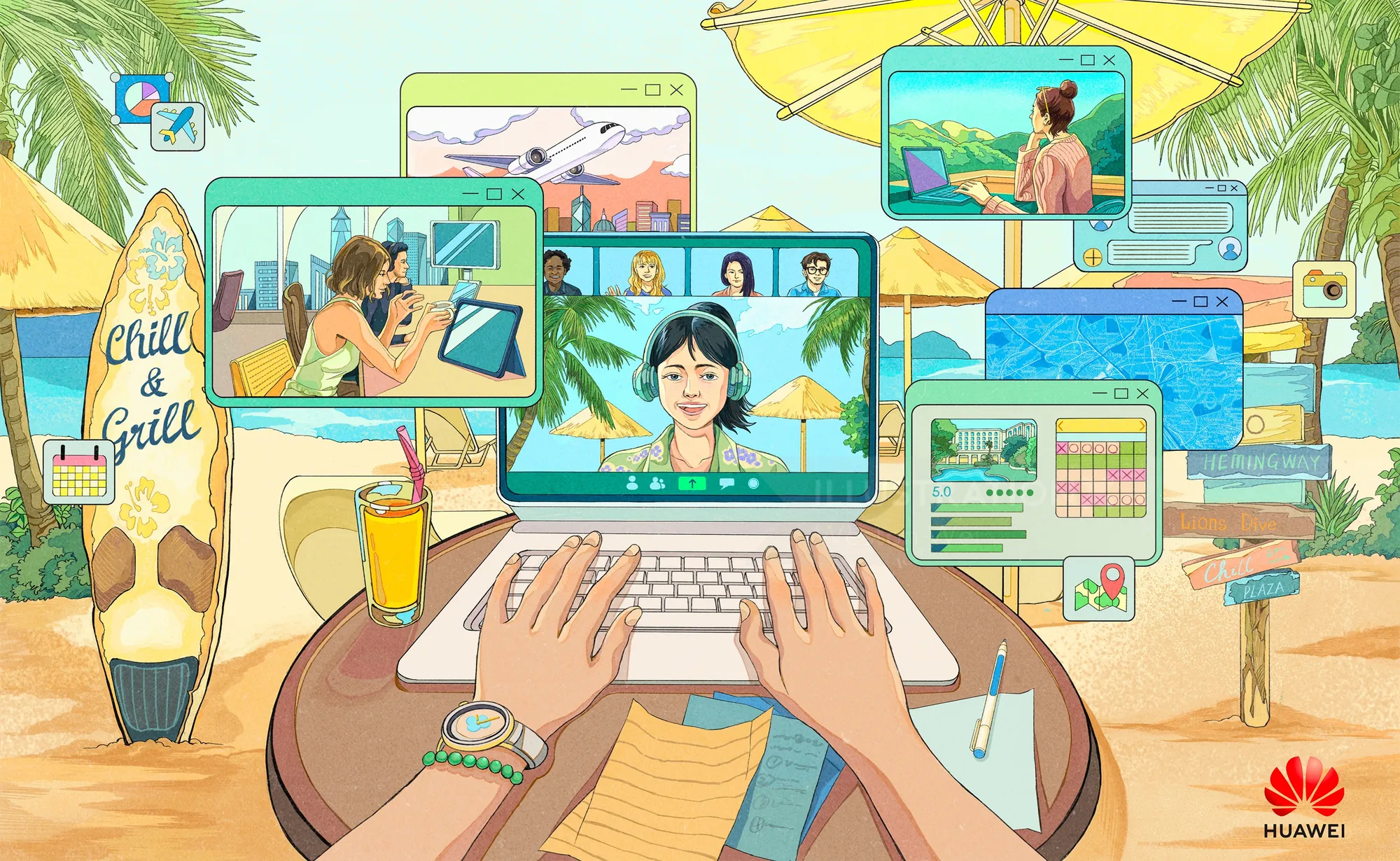 Work+Vacation For Huawei global app gallery