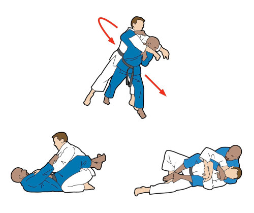 Gráfico vectorial de Holland y Barrett Ju Jitsu