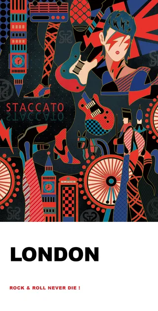 STACCATO - London City Tourism illustration