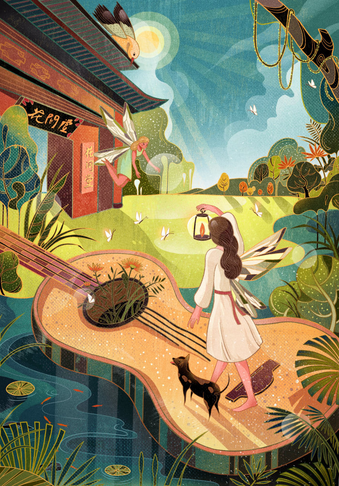 Illustration for China Lodging Group by Yixin Zeng