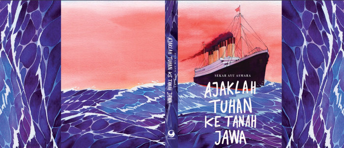 Sobrecubierta completa de "Ajaklah Tuhan ke Tanah Jawa"
