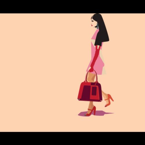 Shopping fashion beauty animation
