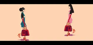 Shopping fashion beauty animation
