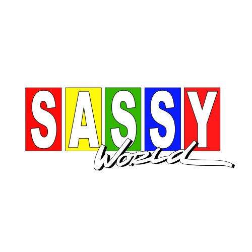 Sassy World logo design