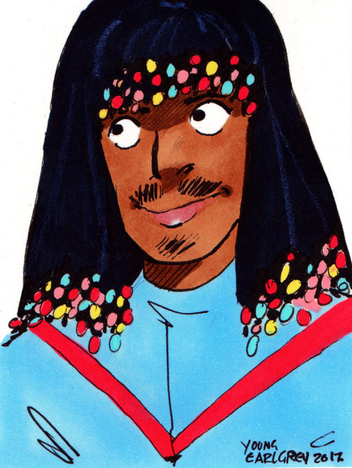 Egypt man portrait illustration