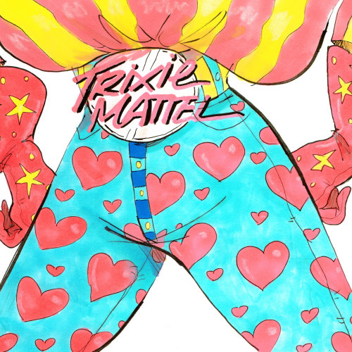 Retro art of trixie mattel