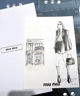 Immersive live fashion sketching