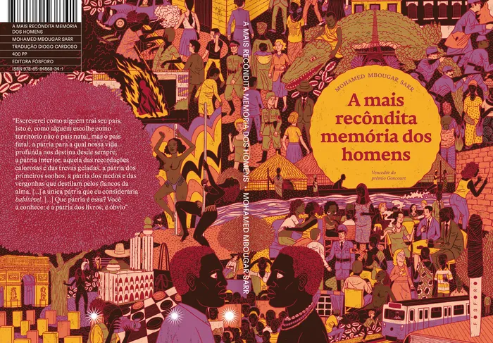 Brazilian Edition Book Jacket: The Most Secret Memory of Men