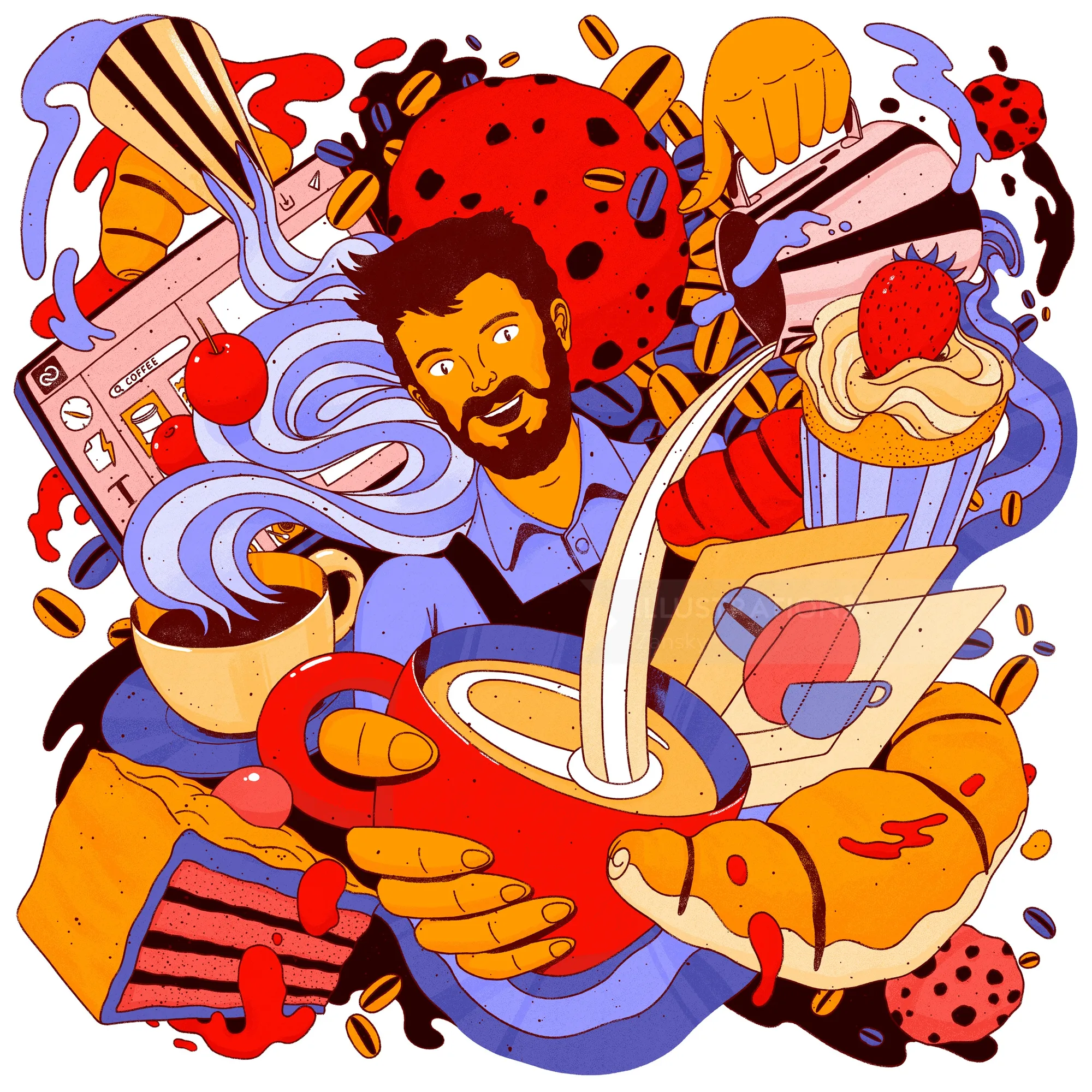 Promotional Artwork for Adobe Express