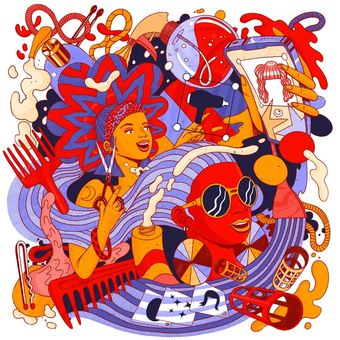 Series of Three Illustrations for Adobe Creative Cloud Express Swag