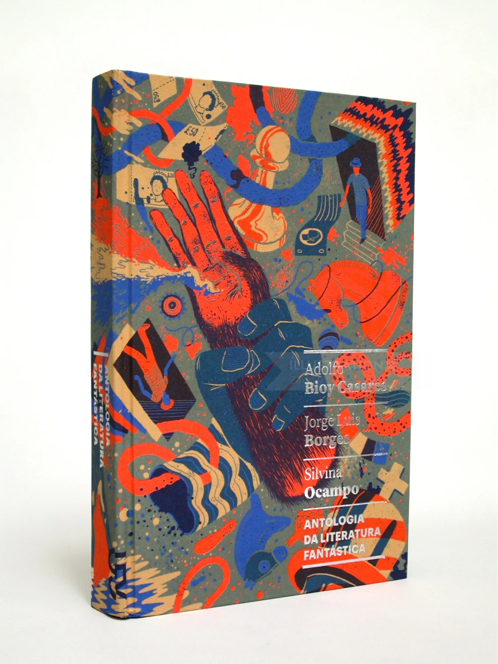 Illustrated cover for Brazilian release of Antologia da Literatura Fantástica
