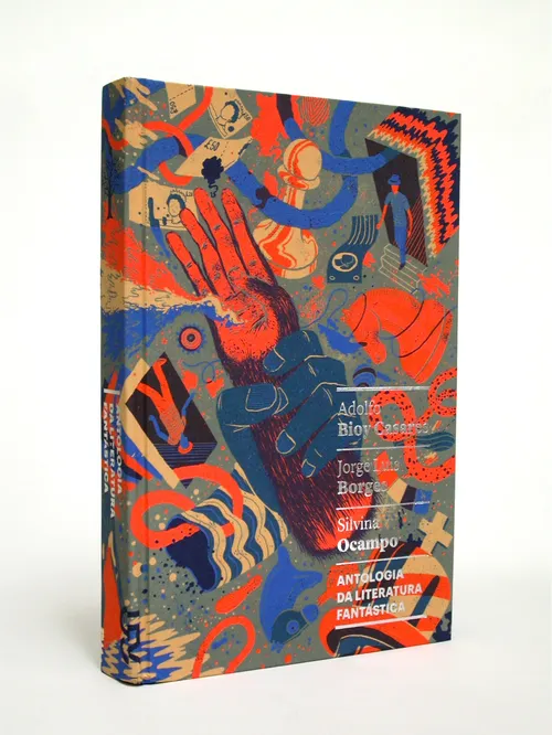 Illustrated cover for Brazilian release of Antologia da Literatura Fantástica
