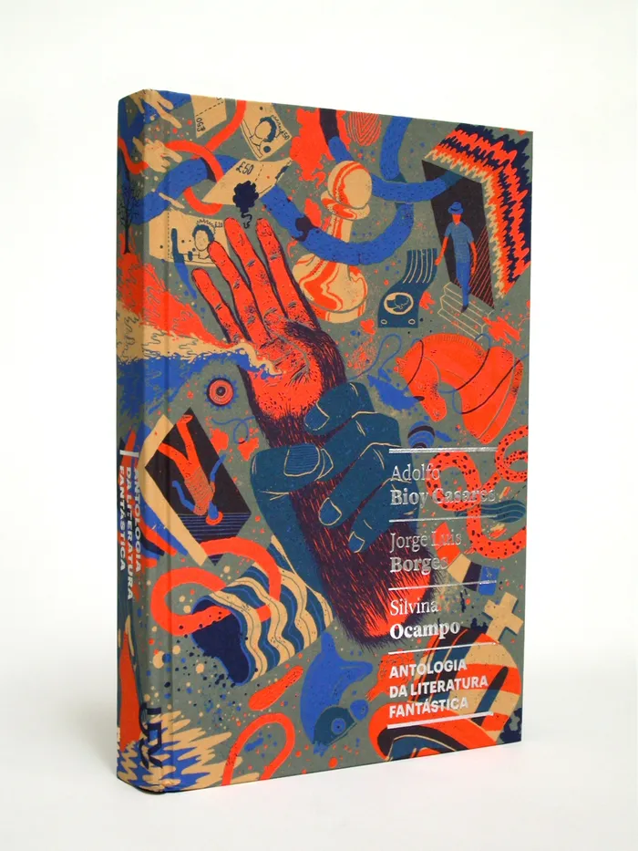 Illustrated cover for Brazilian release of Antologia da Literatura Fantástica