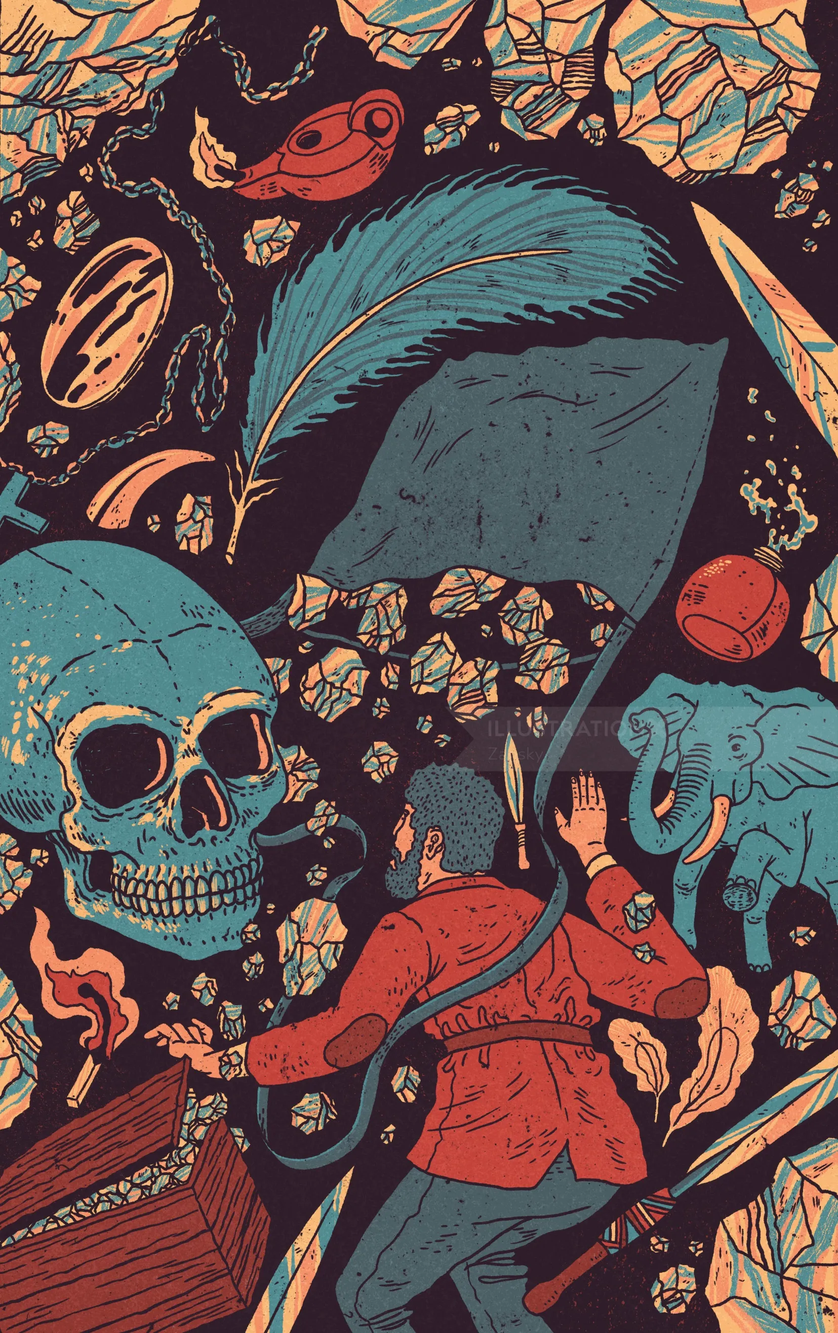 Cover art for Brazilian translation of King Solomon’s Mines by Todavia