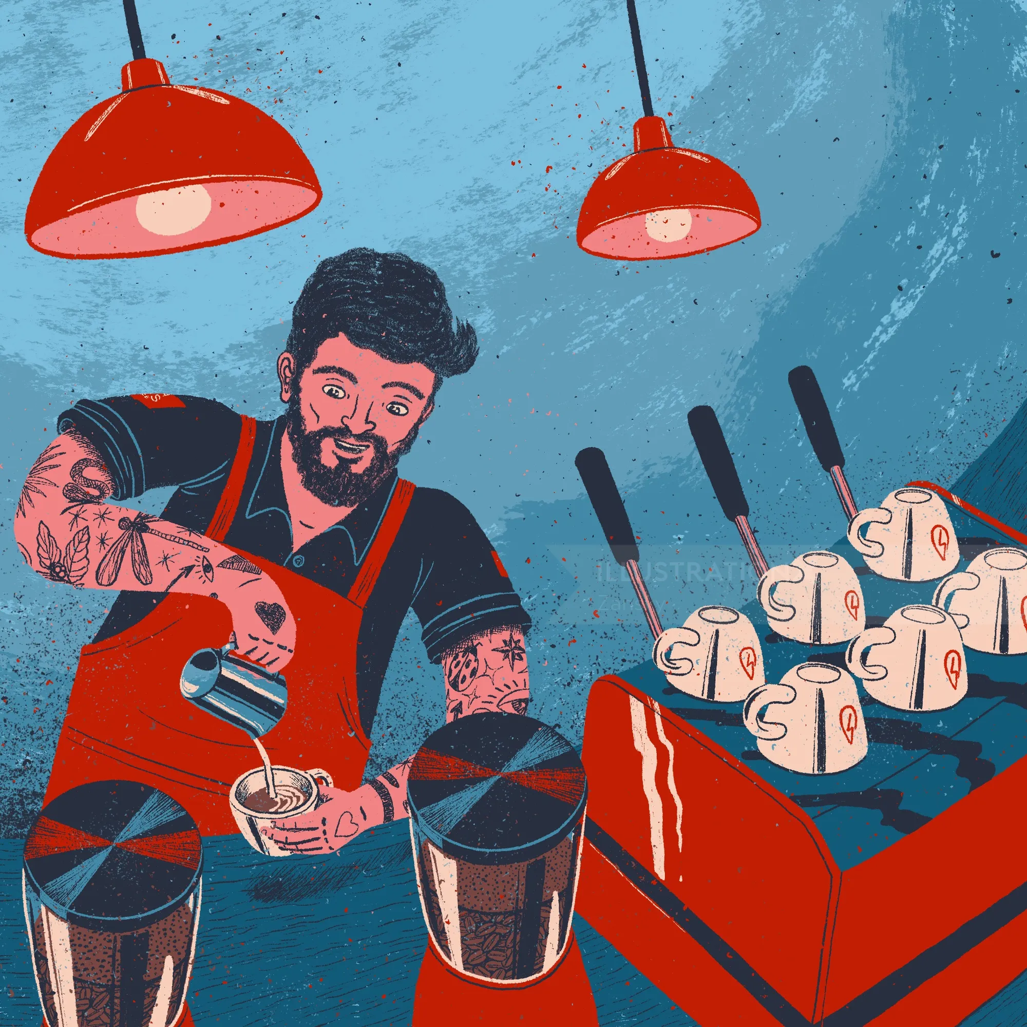 Brand Label Concept for Virginia Coffee Roasters