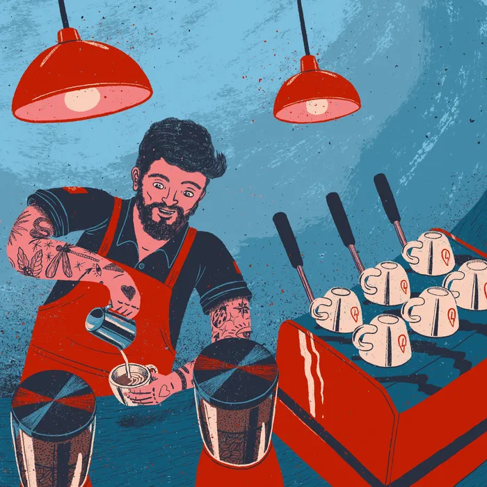 Brand Label Concept for Virginia Coffee Roasters