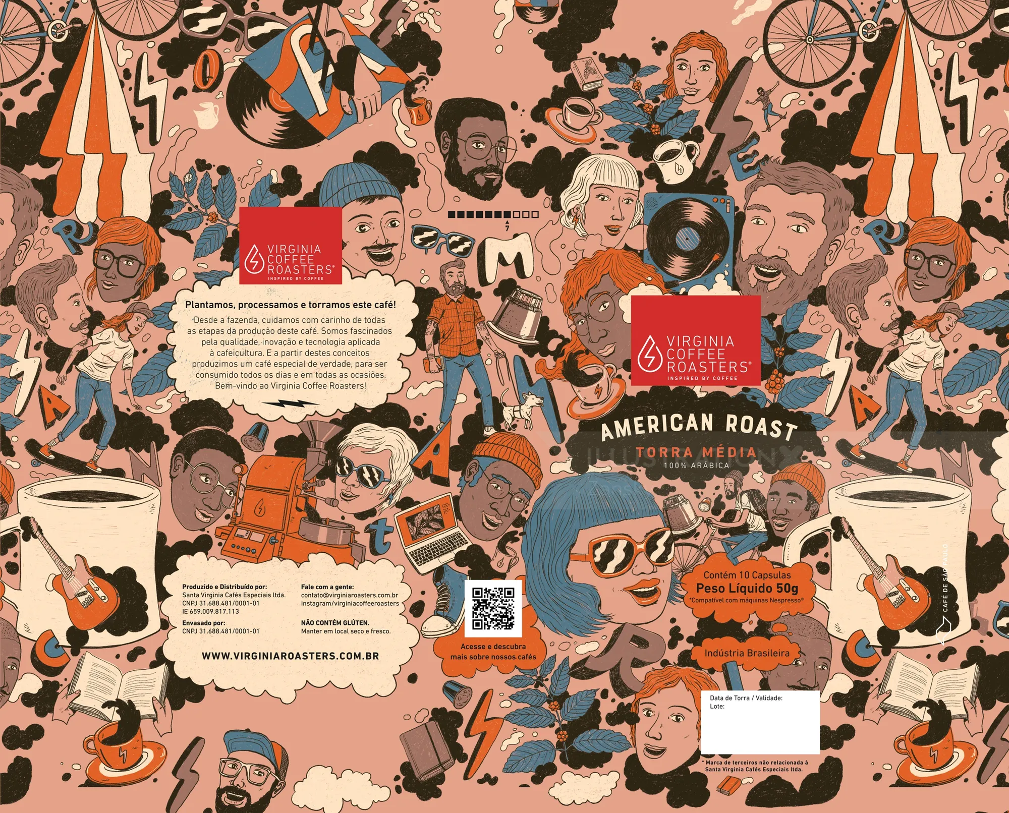 Labeling for Virginia Coffee Roasters