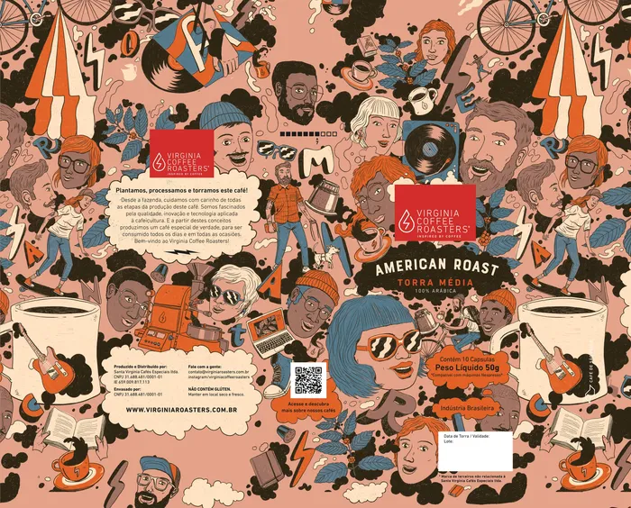 Labeling for Virginia Coffee Roasters