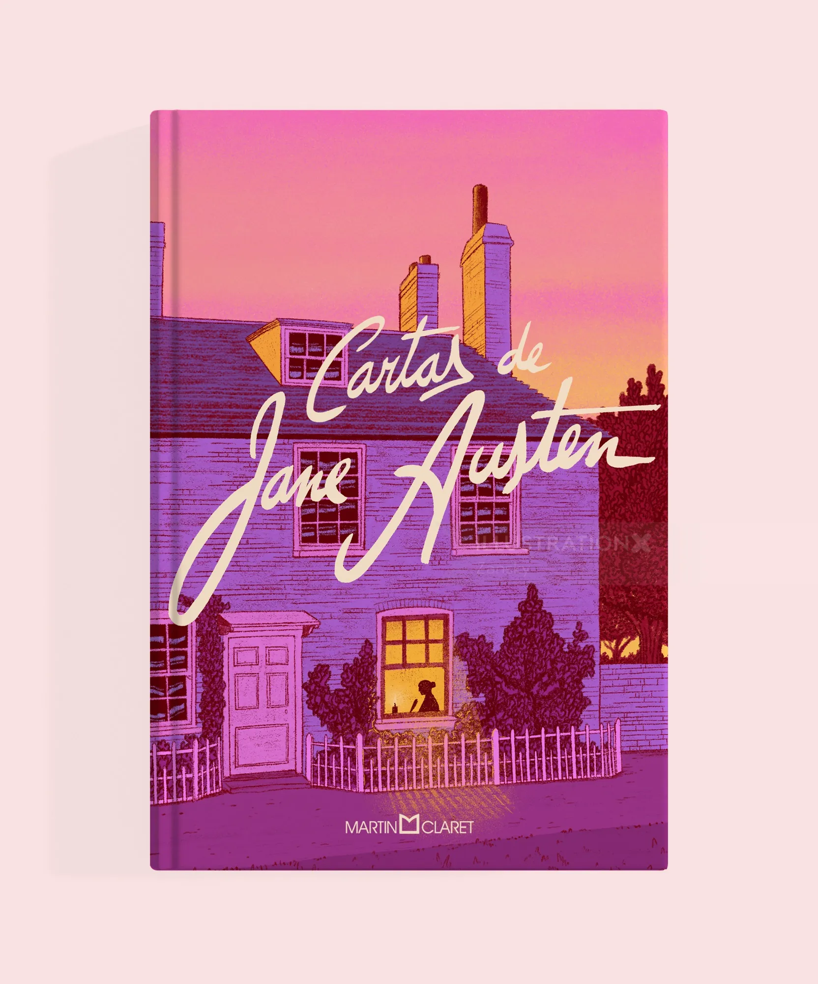 Book cover of Brazilian edition of Jane Austen Letters by Zansky