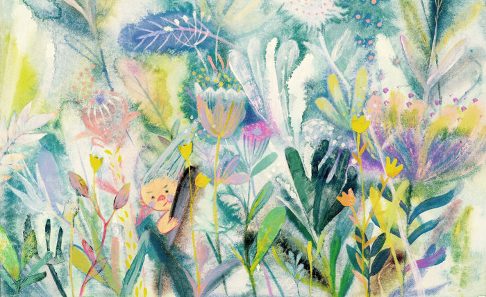 Pencil drawing of flowers 