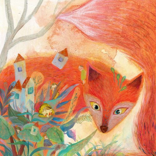 Animal illustration of Red fox 
