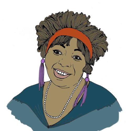 Portraiture of Gertrude “Ma” Rainey was an American singer
