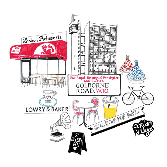 Illustration publicitaire de Golborne Road