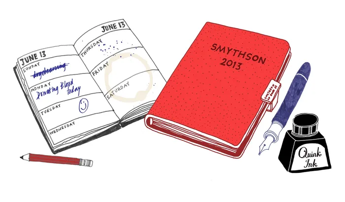 Smythson Diary 2013 contemporary art