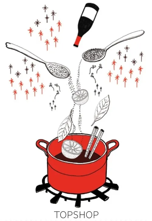 Soup preparation line and color art
