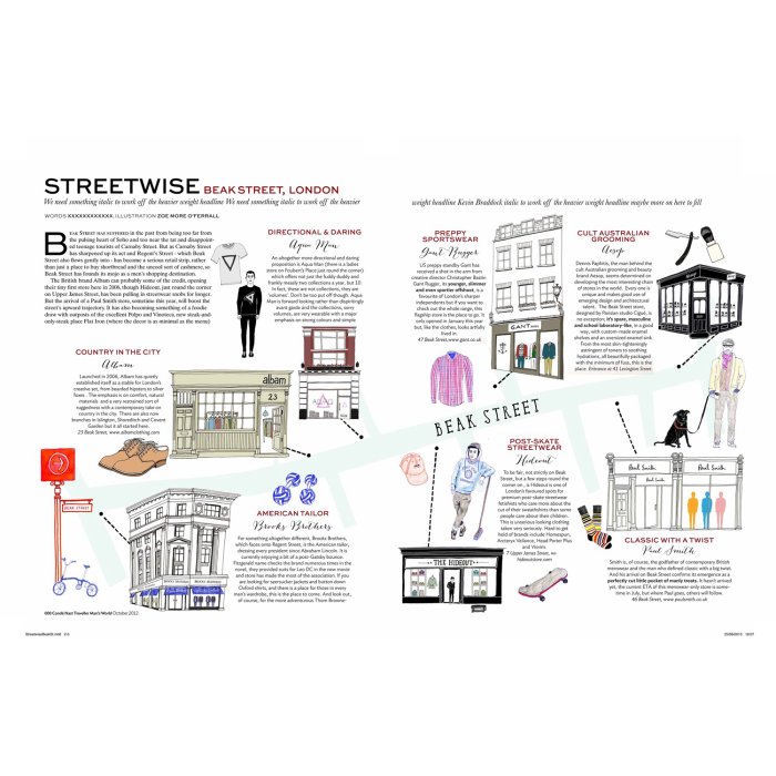 Conception de papier de Londres de Streetwise
